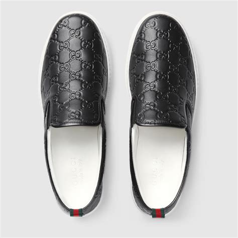 gucci shoes slip-on|gucci slip on sneakers men's.